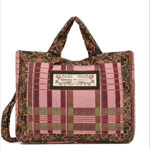 NWT Barbour x FARM Rio Maria Clara Twill Tote